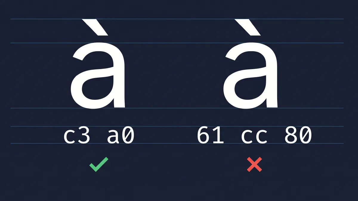 App Store Connect rejected our IPA with 'not properly signed', but the certificate was a valid Apple Distribution. The real problem was a single accented character, decomposed.