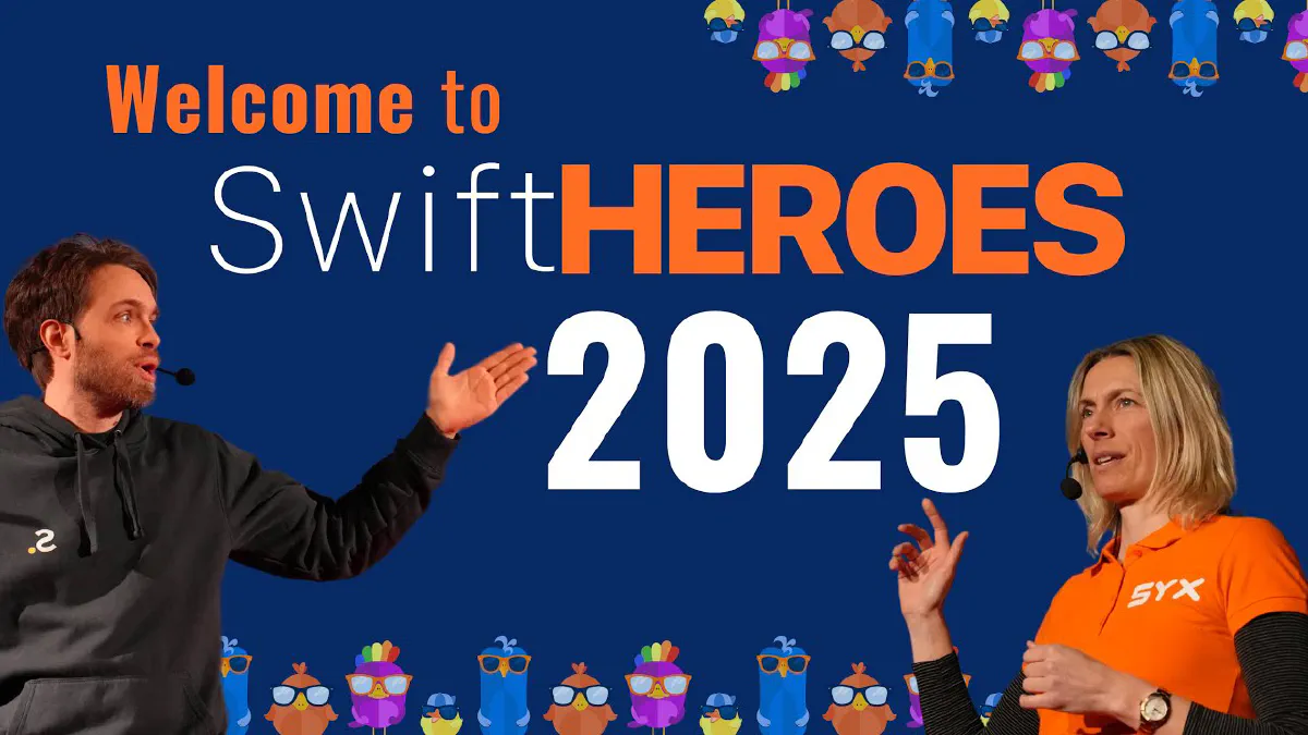 Opening the 2025 edition of Swift Heroes as host and resident expert of the international Swift conference in Turin.